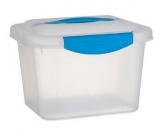 Custom transparent plastic injection storage box with lid molding p15040202