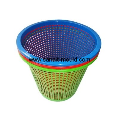 plastic classic garbage basket injection moulds p15061104
