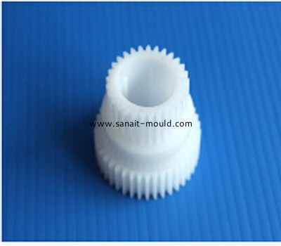 plastic wheel gear injection molding white p14121702