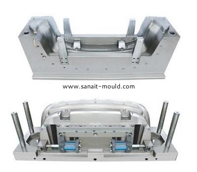 custom design plastic injection automobile front bumper moulds m15041403